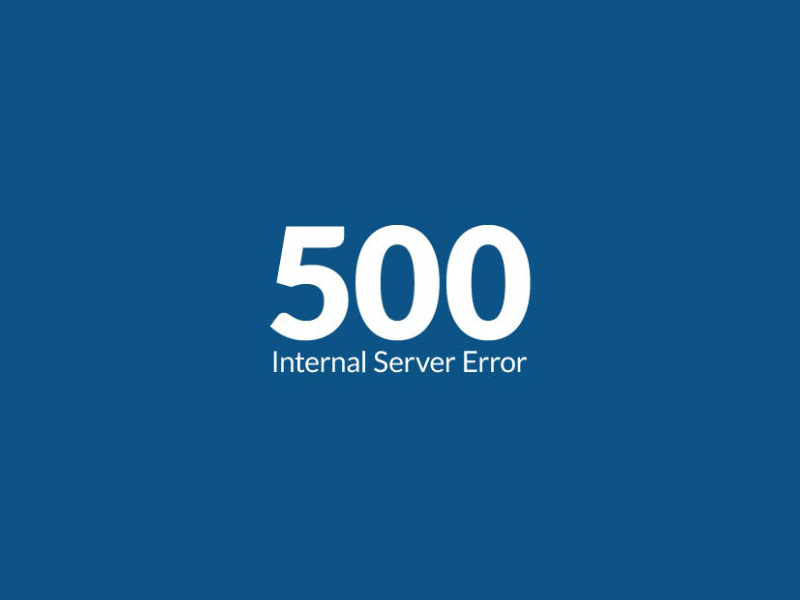 خطای 500 سایت