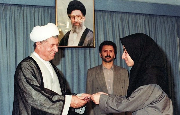 عکس مریم میرزاخانی و هاشمی رفسنجانی